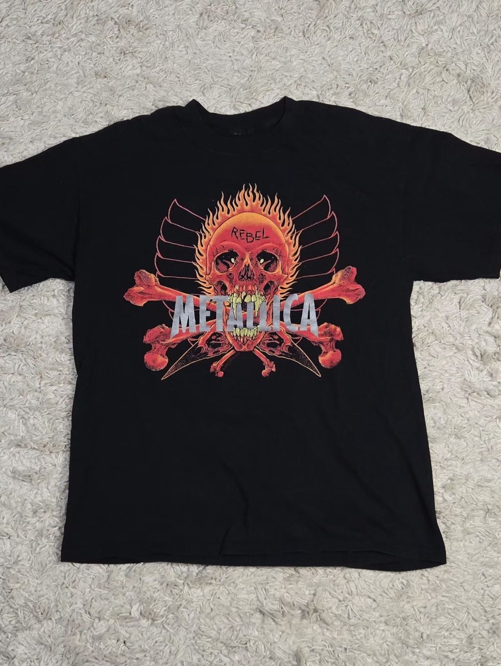 Vtg 97' Metallica Rebel Artimonde Pushead Tee L